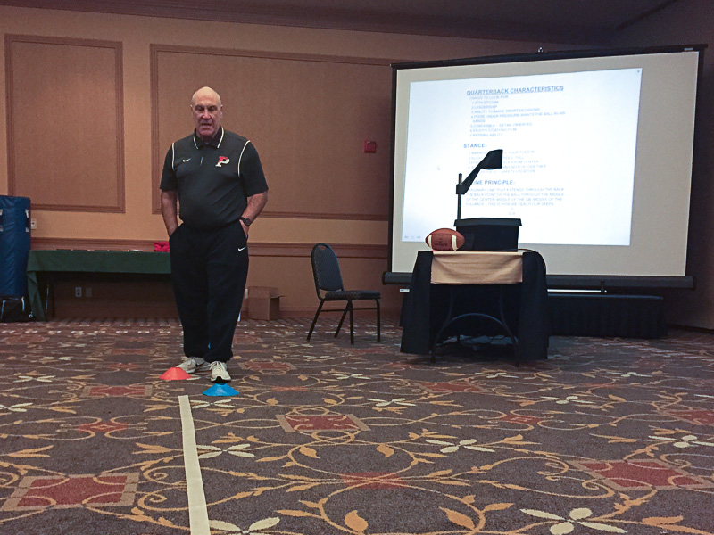 Gerry Gallagher at the National Wing T Clinic
