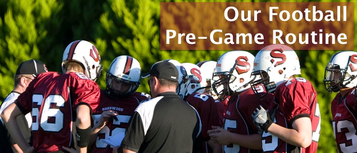 Our Football Pre-Game Routine - Wing-T Youth Football Coach